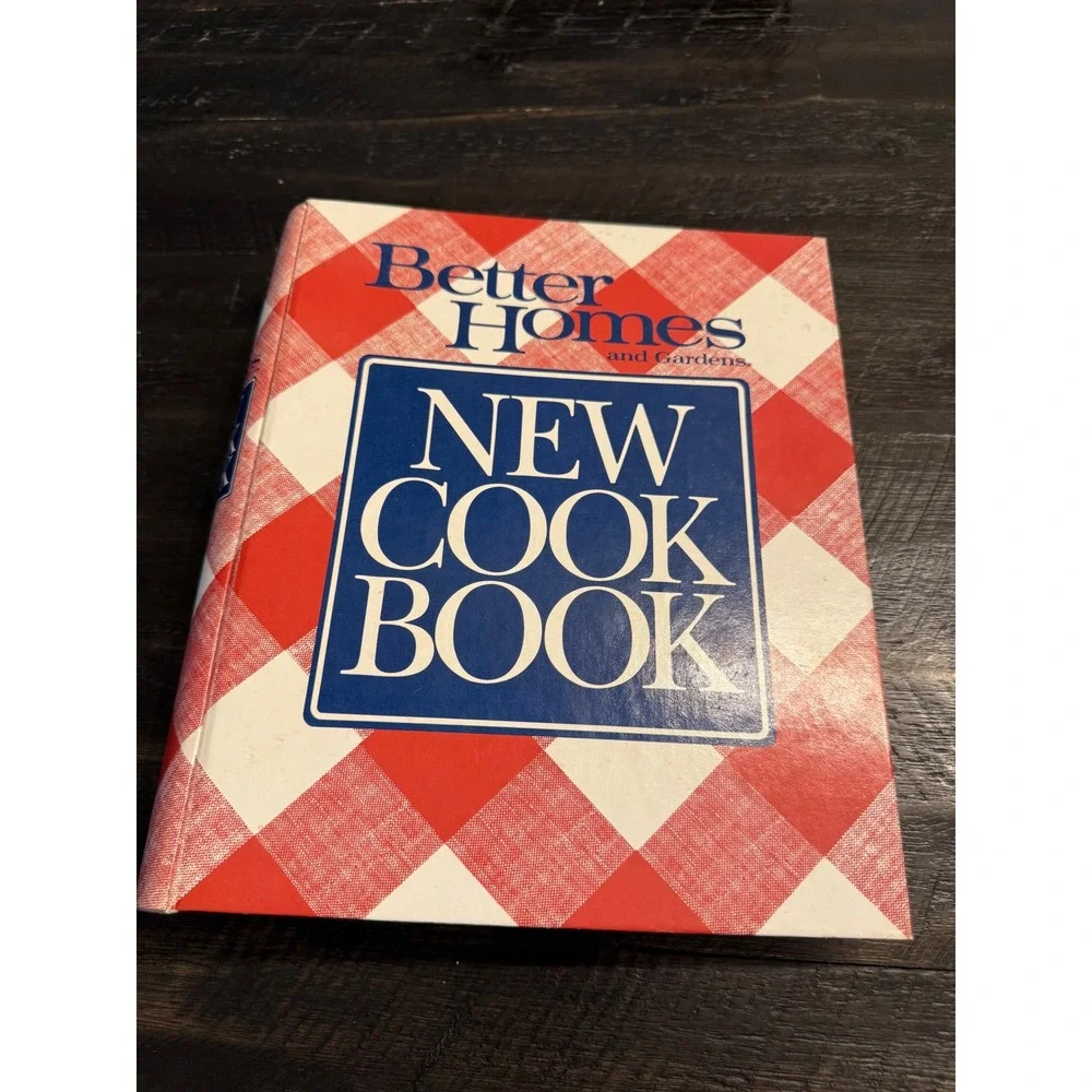 Better Homes Gardens New Cook Book Red Plaid Ring Binder 1990s Edition 000121